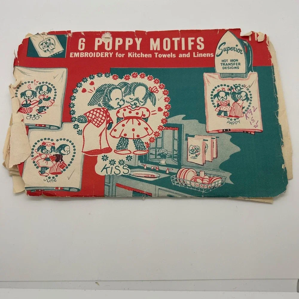 Vogart And Superior Vintage Hot Iron Transfers Lot Of 2‎